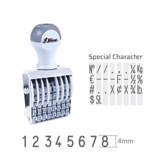 Dấu xoay 8 dây số shiny n58 - 3mm , n48 - 4mm , n38 - 5mm , n28 - 7mm , n18 - 9mm
