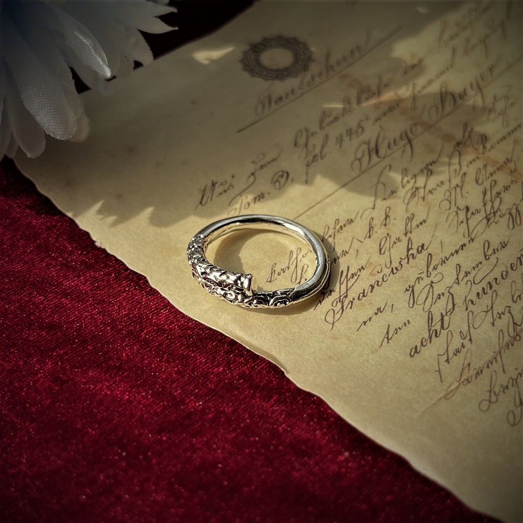 Nhẫn mạ bạc 925 vòng kim cô gậy như ý tôn ngộ không tây du ký - rings wukong nam nữ  thay đổi đc kích thước Hades.js