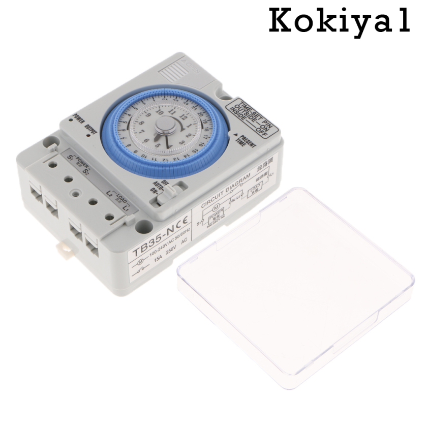 [HOT]Din Rail 24H Chronometry Timer Mechanical Switch Industrial Analogue Timer