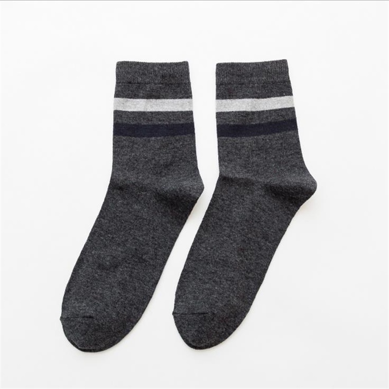 Vớ cotton cổ ngắn họa tiết kẻ sọc phong cách Harajuku Nhật Bản cho nam và nữ