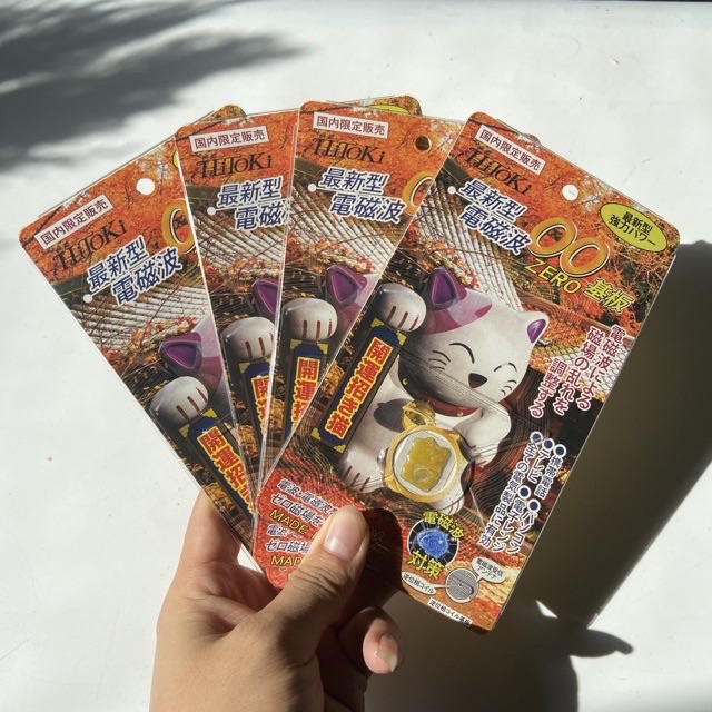 Miếng dán loại bỏ sóng điện từ hình mèo may mắn ( chip mèo chặn sóng) | BigBuy360 - bigbuy360.vn