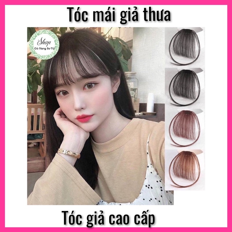 tóc mái giả mái thưa phong cách Hàn quốc dễ thương của nữ ♻️FREESHIP ❇️TÓC GIẢ ĐẸP ❇️