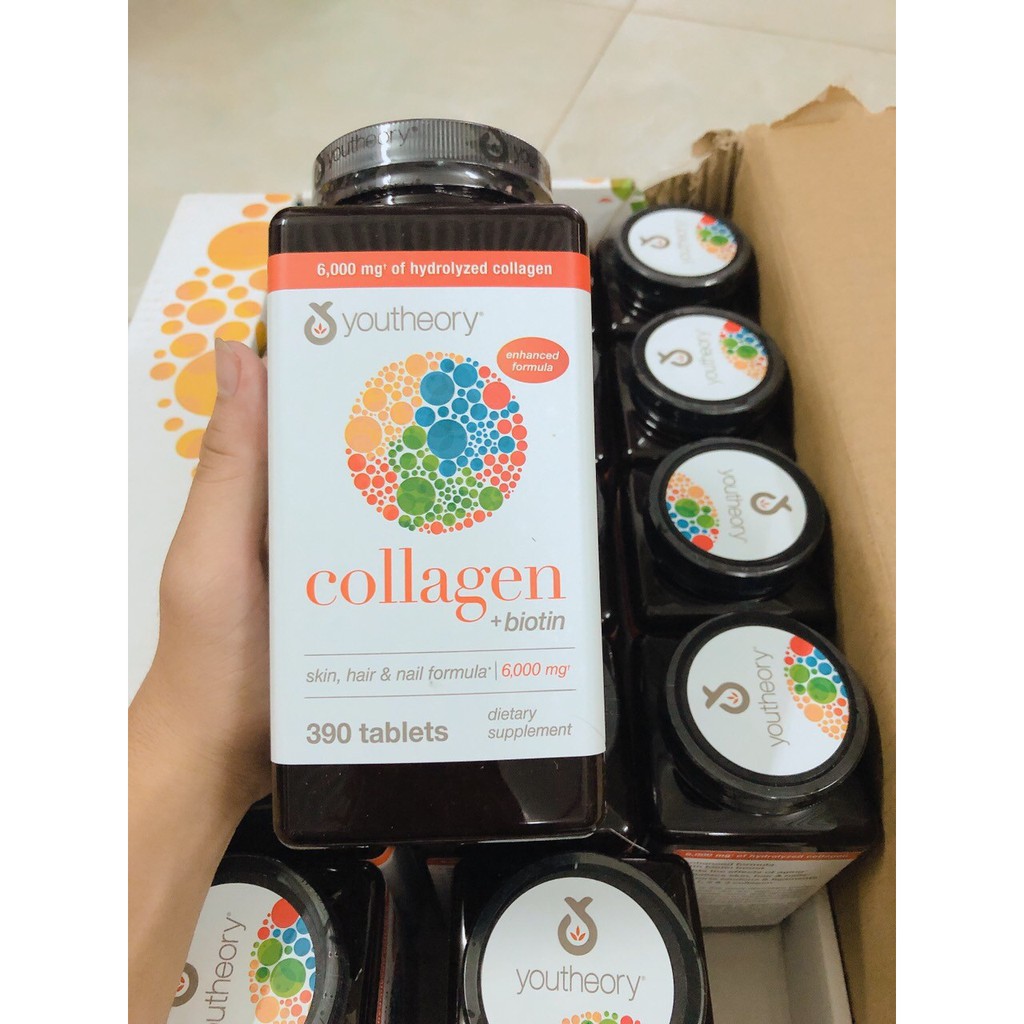 Viên Uống Youtheory Collagen Advanced 390 Viên