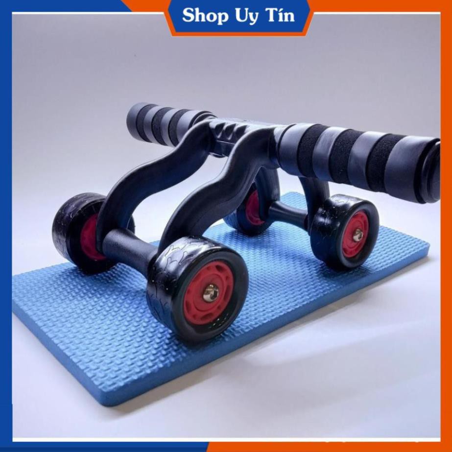 Con Lăn Tập Cơ Bụng, Giảm Mỡ Tại Nhà tặng kèm 1 thảm lót gối.