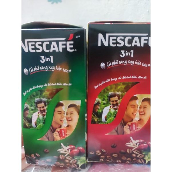 Cà phê rang xay hoà tan Nescafe 3in1 Đậm đà hài hòa hộp 20 gói | BigBuy360 - bigbuy360.vn
