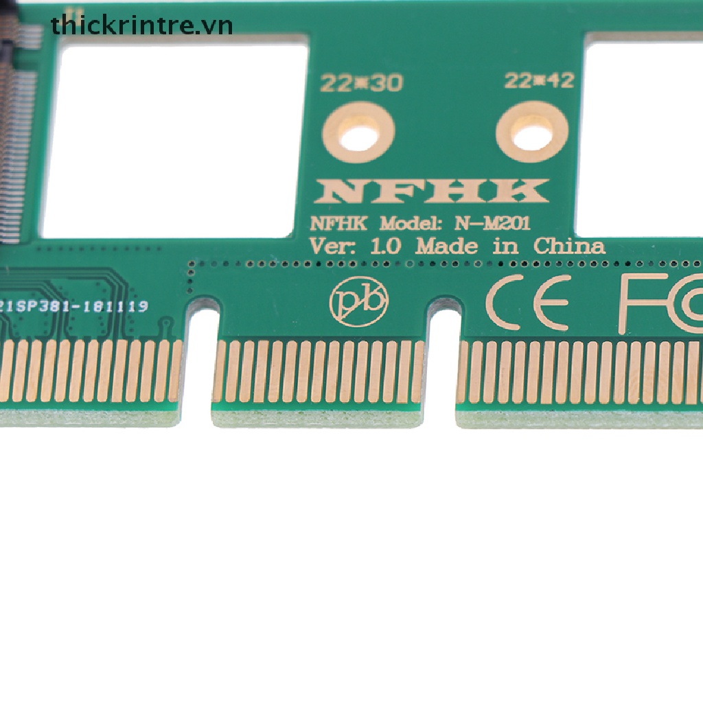 Bộ chuyển đổi thẻ nhớ NVMe M.2 NGFF SSD sang PCI-E PCI express 3.0 16x x4 | WebRaoVat - webraovat.net.vn