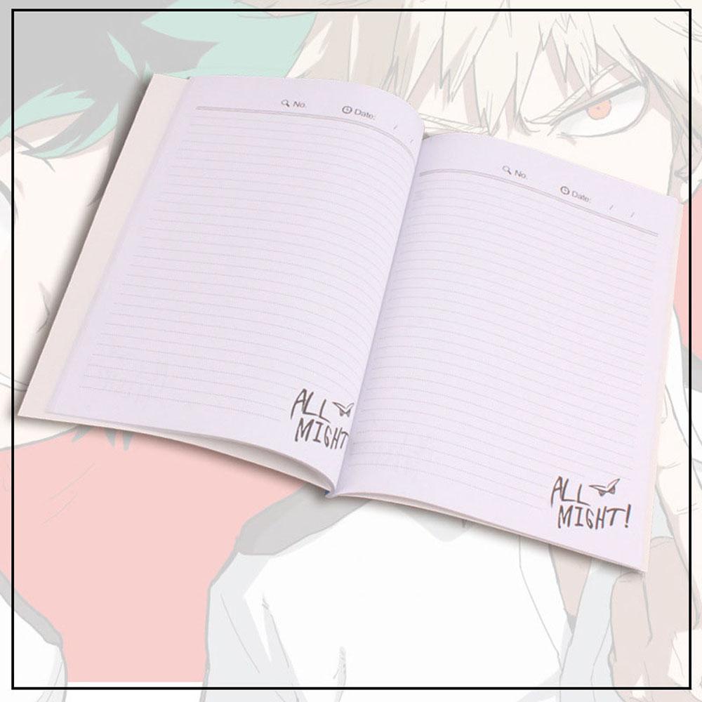 Sổ Tay Bìa Da PU In Hình AUGUSTINA My Hero Academia Độc Đáo