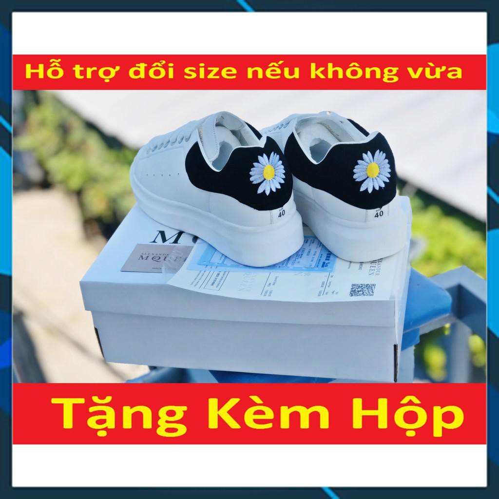 [Box hãng + Bill] Giày mcqueen hoa cúc hot trent cho nam nữ