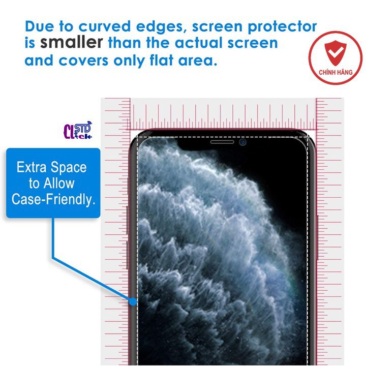 KÍNH CƯỜNG LỰC IPHONE 11 PRO MAX - 11 PRO - 11 ITOP CHÍNH HÃNG HÀNG CHUẨN