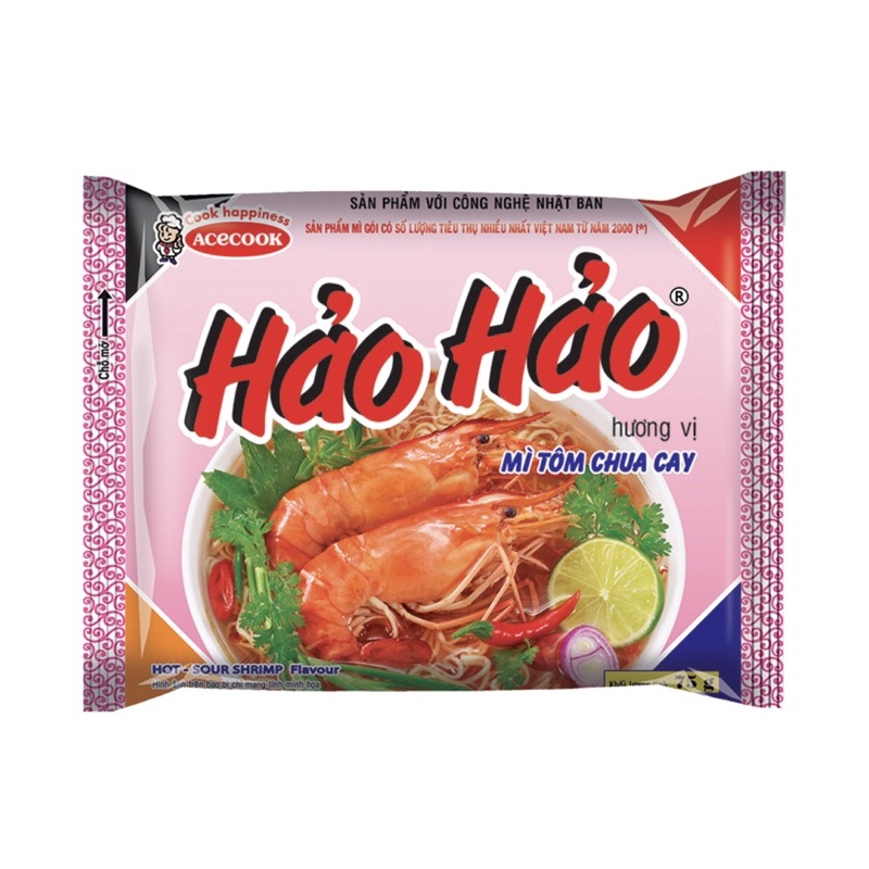 Mì hảo hảo tôm chua cay gói 75g