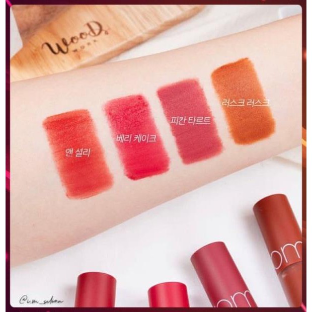 [Màu mới #18~21] Son Romand Zero Velvet Tint