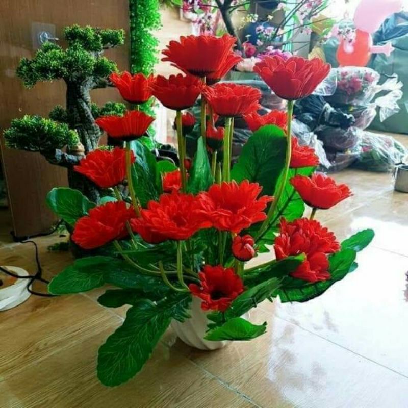 HOA ĐỒNG TIỀN GIẢ ,CỤM HOA ĐỒNG TIỀN,HOA CÚC ĐỒNG TIỀN