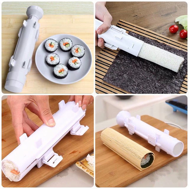 Ống làm sushi cuộn dạng ống tròn dễ làm KT: 29x5cm