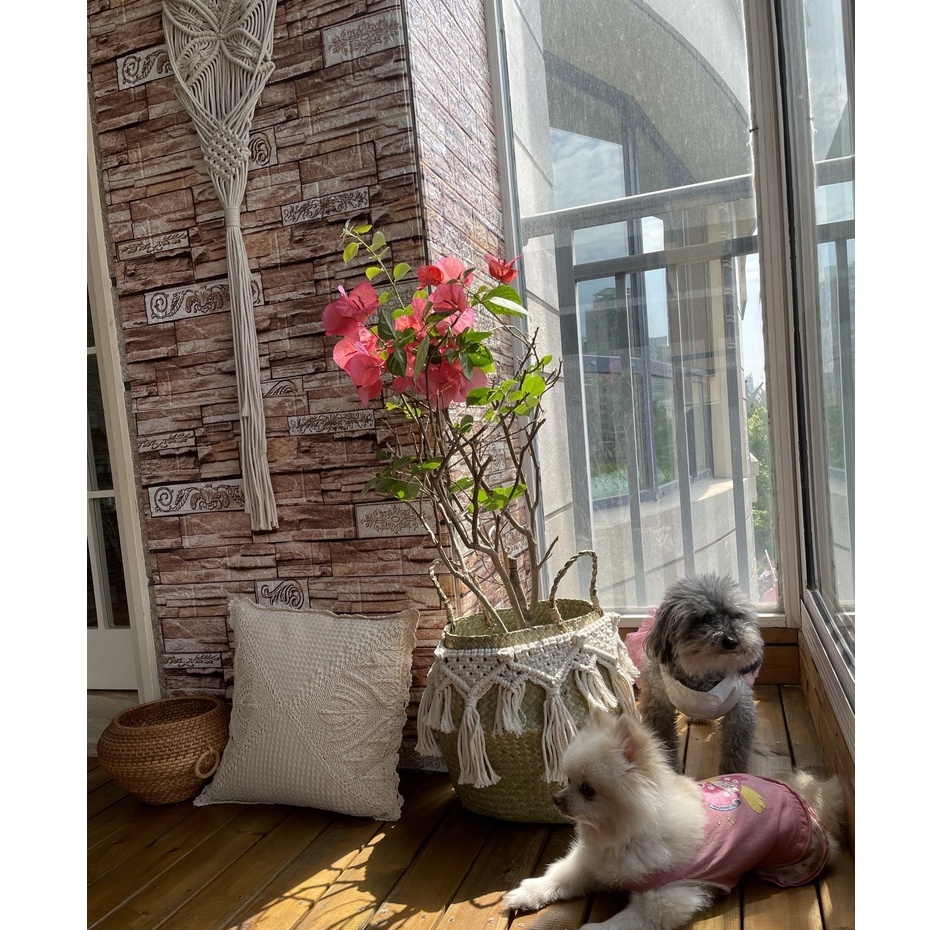 Miếng Dán Tường Bằng Xốp PE Họa Tiết Gạch 3D Chống Thấm Nước Kích Thước 70x77cm DIY