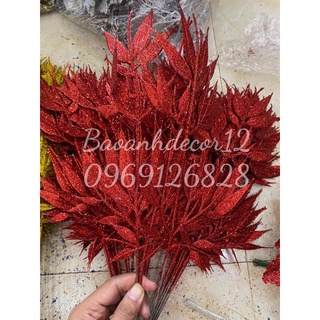 Cành lá me_ tre_ bồ đề_ dương sỉ trang trí tháp oản tài lộc cực sang