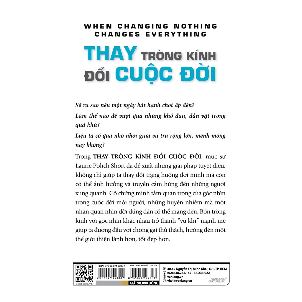 Sách Thay tròng kính đổi cuộc đời  - VLG