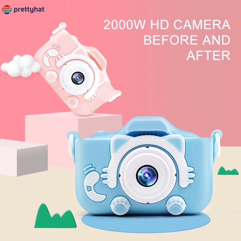 Máy ảnh kỹ thuật số X5S kèm vỏ ốp kiểu dáng hoạt hình cho bé | BigBuy360 - bigbuy360.vn