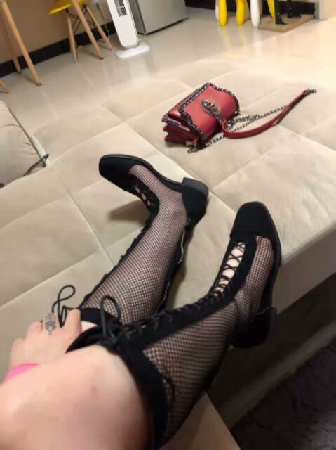 Order ( kèm ảnh thật)  boots da lưới, cao 3p .. | BigBuy360 - bigbuy360.vn