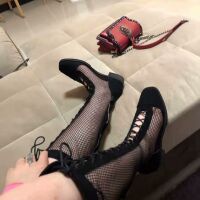 Order ( kèm ảnh thật)  boots da lưới, cao 3p ..