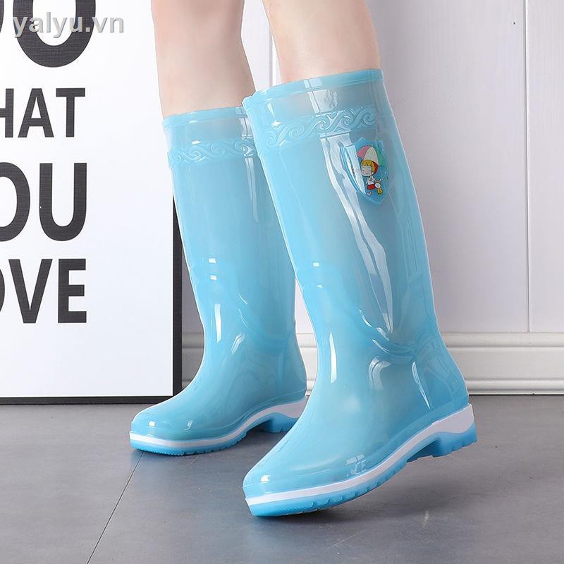 Ủng Đi Mưa Trong Suốt Chống Thấm Nước Chống Trượt Màu Kẹo Dễ Thương Cho Nữ | BigBuy360 - bigbuy360.vn