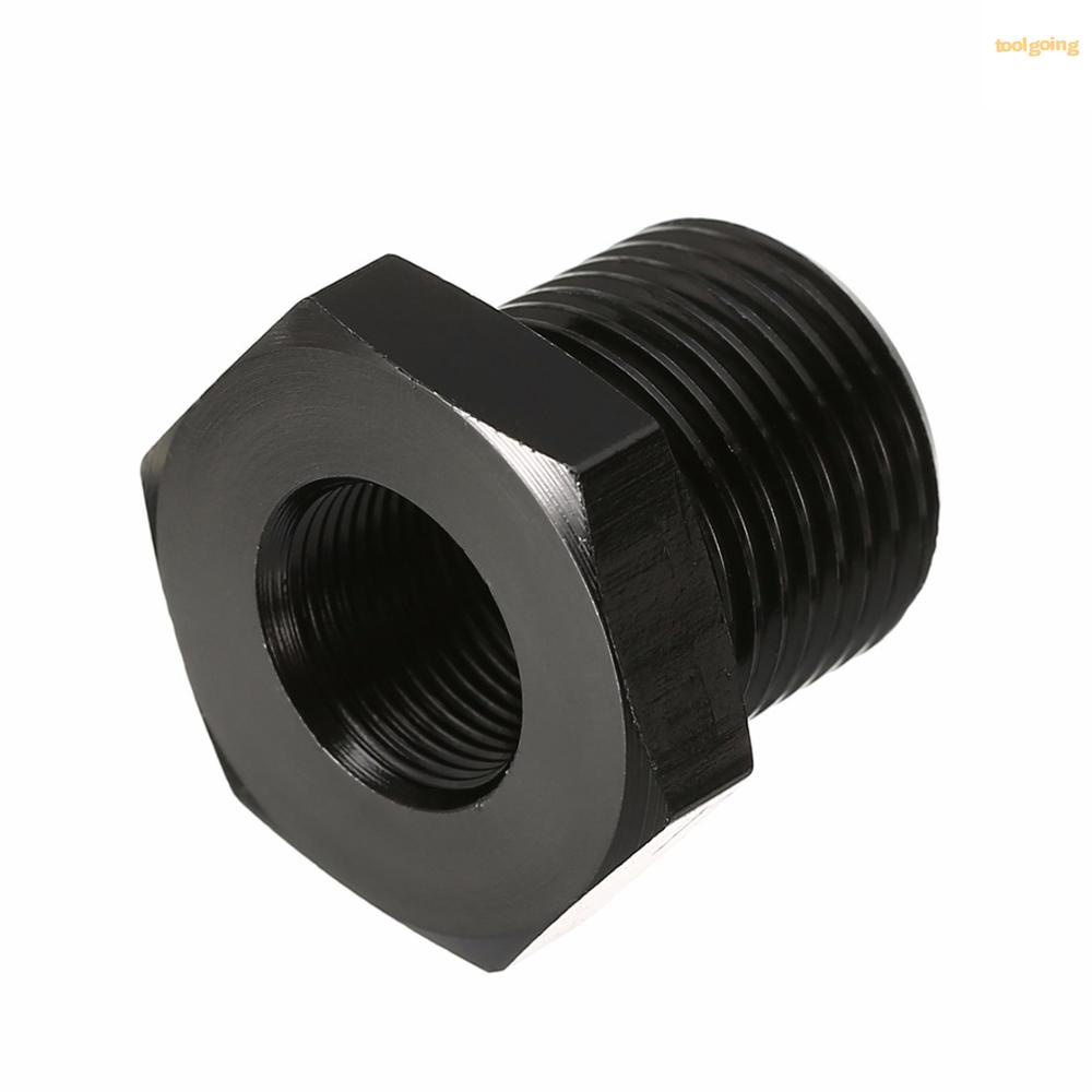 Ready in stock Car Oil Filter Black Anodized Aluminum Threaded Adapter 1/2-28 to 3/4-16 Auto Accessories