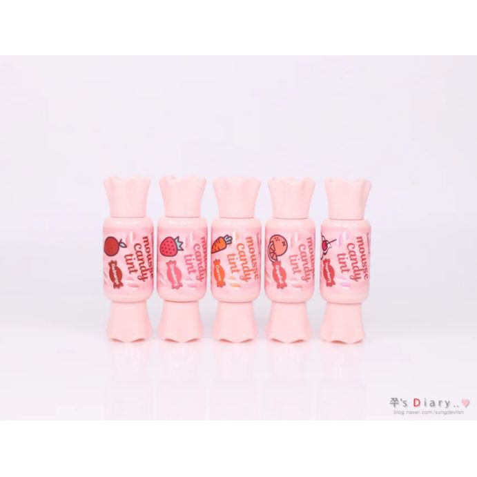 Son Mousse Hình Viên Kẹo Cực &quot;cute&quot; The Saem Saemmul Mousse Candy Tint 3.5g