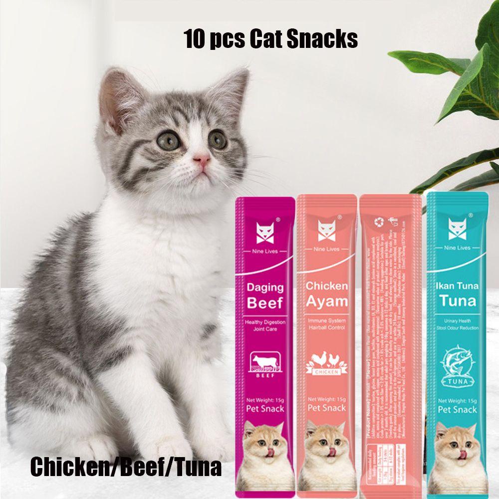 Set 10 Đồ Chơi Thức Ăn Vặt Huấn Luyện Cho Mèo Cưng