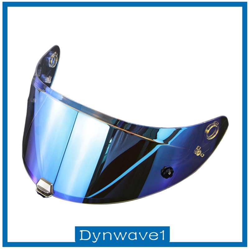 [DYNWAVE1] 2pcs Motorcycle Helmet Visor Lens for HJ-26 RPHA11 RPHA70 revo red + blue
