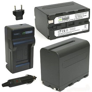 Bộ 2 pin 1 sạc wasabi np-f960 cho sony