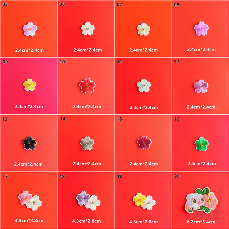 Huy Hiệu Ủi Áo Kiểu Dáng Kimono Dễ Thương