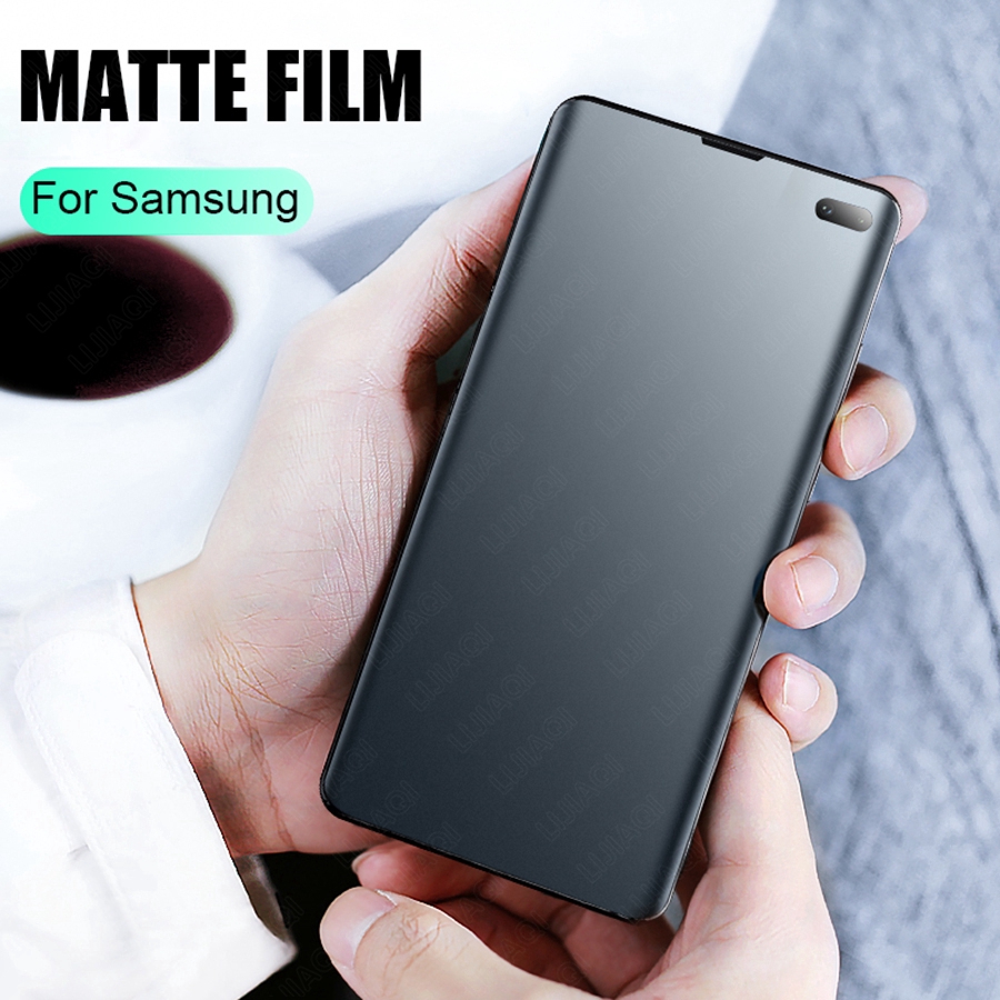Miếng dán pet mờ bảo vệ màn hình điện thoại cho Samsung Galaxy S8 S9 S10 S20 S21 S22 S23 S24 Plus Note 8 9 10 20 Ultra