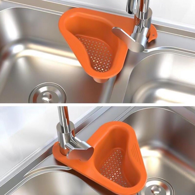 Giỏ lọc rác bồn rửa bát - khay cài bồn rửa chén đa năng