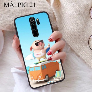 Ốp lưng Xiaomi Redmi Note 8 Pro viền dẻo TPU BST Heo Con