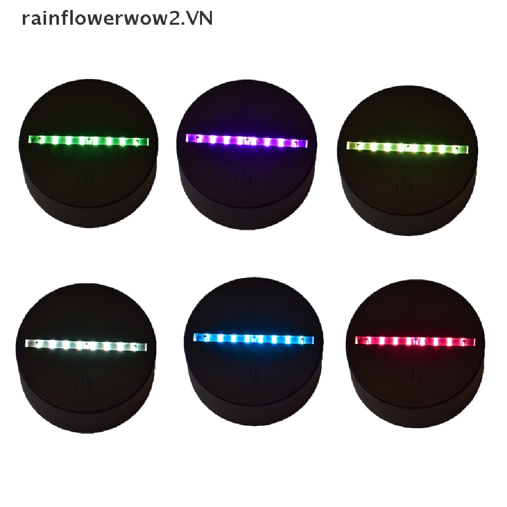 Giá Đỡ Đèn Ngủ 3D LED 7 Màu Kèm Cáp USB Tiện Dụng