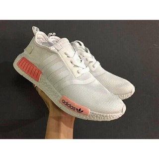 Nmd r1 trắng cục hồng