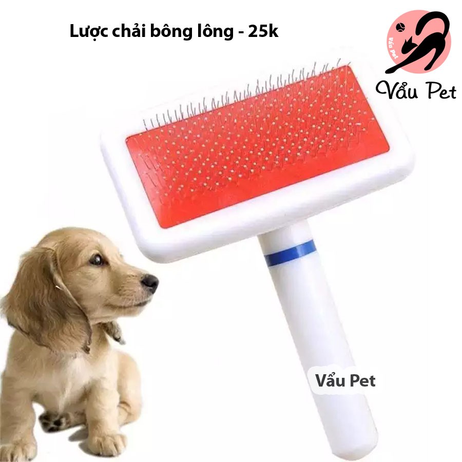 Lược chải lông cho chó mèo - Lược chải bông lông - Lida Pet Shop