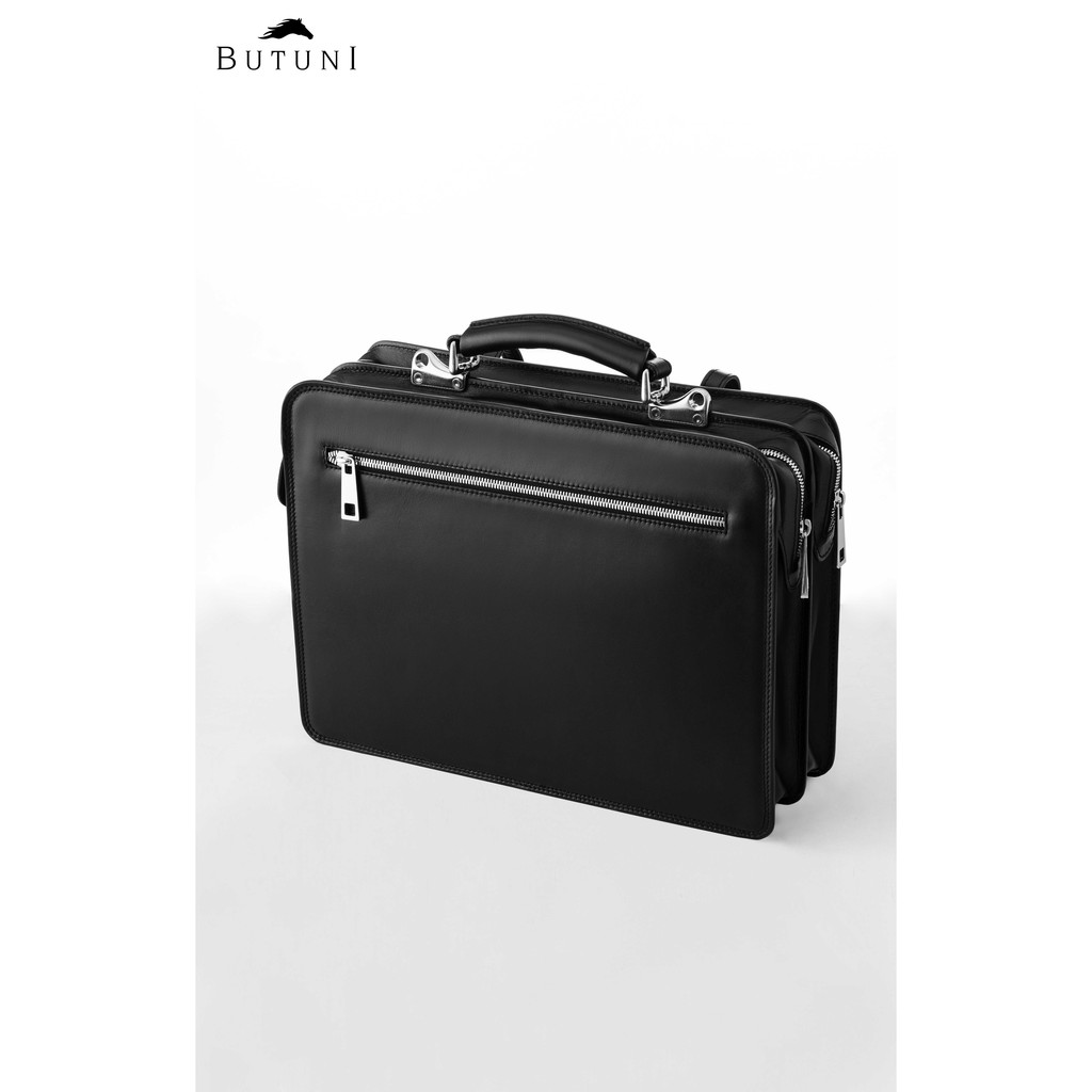 Cặp xách nam da thật cao cấp Butuni Business Messenger Satchel