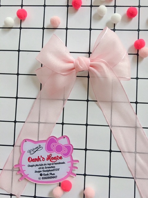 Kẹp nơ voan hàn quốc