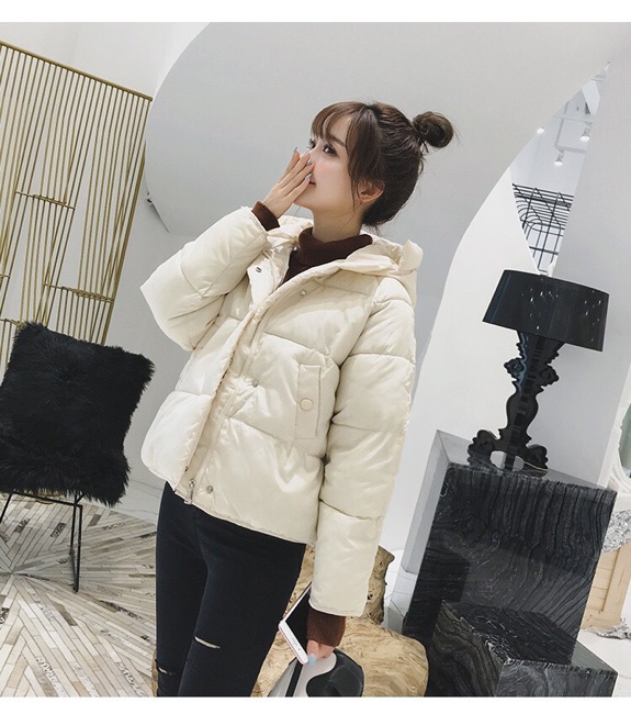 Áo phao nữ có mũ, áo phao đại hàn hàng Quảng Châu loại 1 | BigBuy360 - bigbuy360.vn