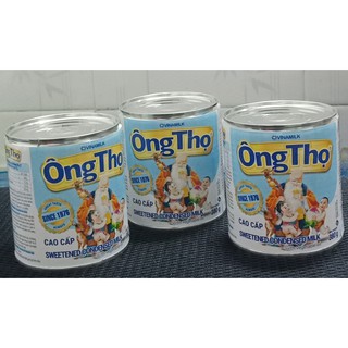 COMBO 4 LON Sữa đặc Ông Thọ có đường cao cấp Bổ Sung Dầu Thực Vật lon 380g Vinamilk