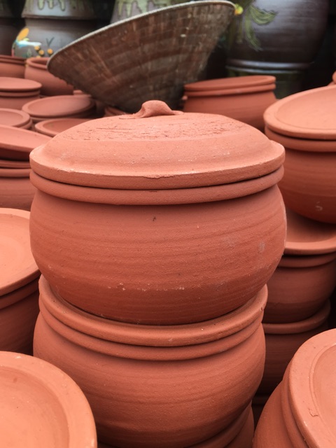 Niêu đất kho cá,nấu cơm-sire 18cm