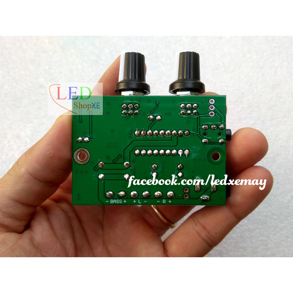 Mạch khuếch đại 2.1 mini 25w + 6w *2 Ledshopxe