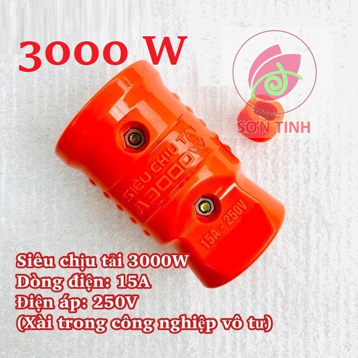 Phích Âm Điện - Phích Cái Siêu Chịu Tải A3000W-Đ Sopoka Chịu Nhiệt