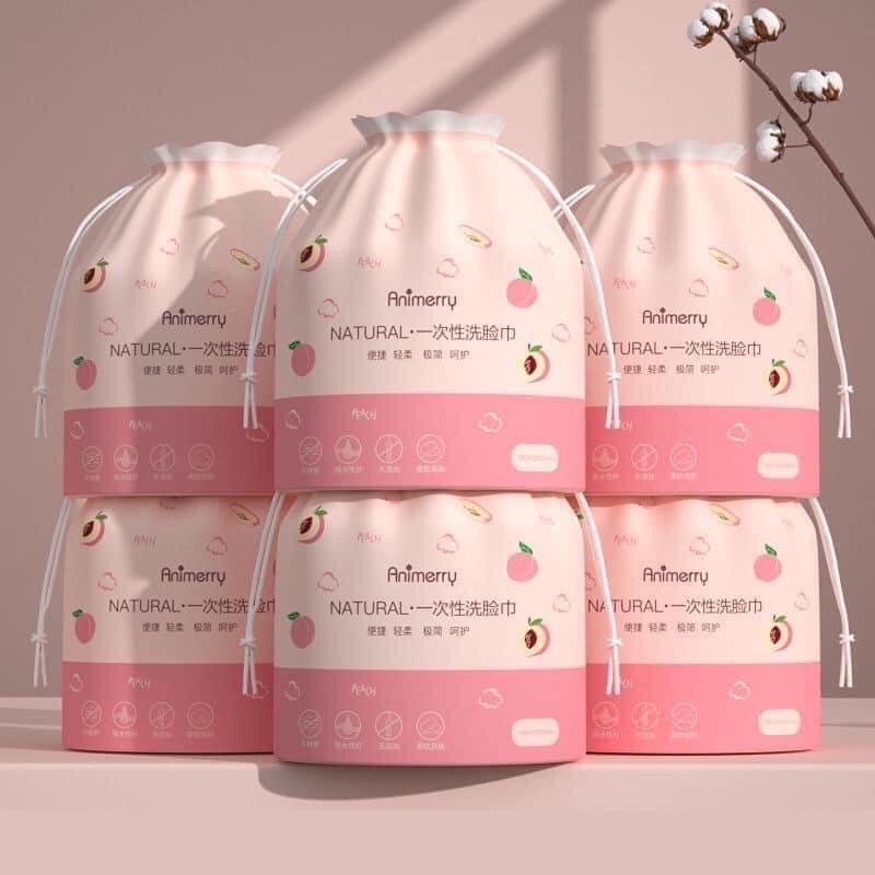 Cuộn khăn giấy lau mặt dùng 1 lần khăn khô tẩy trang Ani merry - supersale365