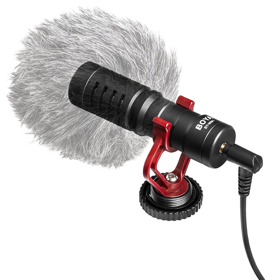 Microphone Cho Máy Ảnh Boya BY-MM1 - Hàng Chính Hãng