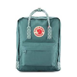 Balo thời trang Fjallraven Kanken Classic Frost Green/Chess Pattern