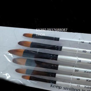 Bộ cọ oval Keep smiling 6129Z (bộ 6 cây)