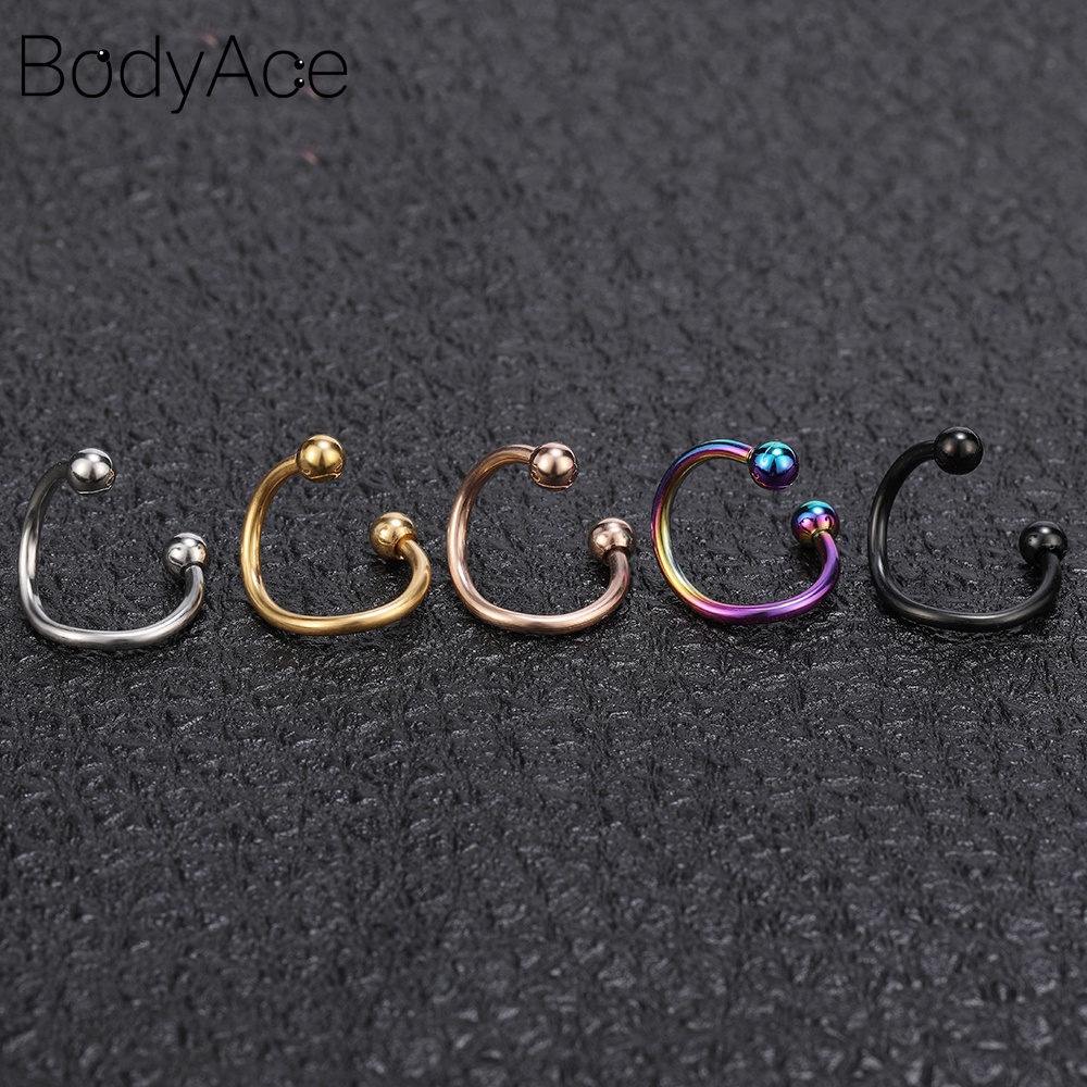 Khuyên Tai Xoắn Ốc Bằng Thép Không Gỉ