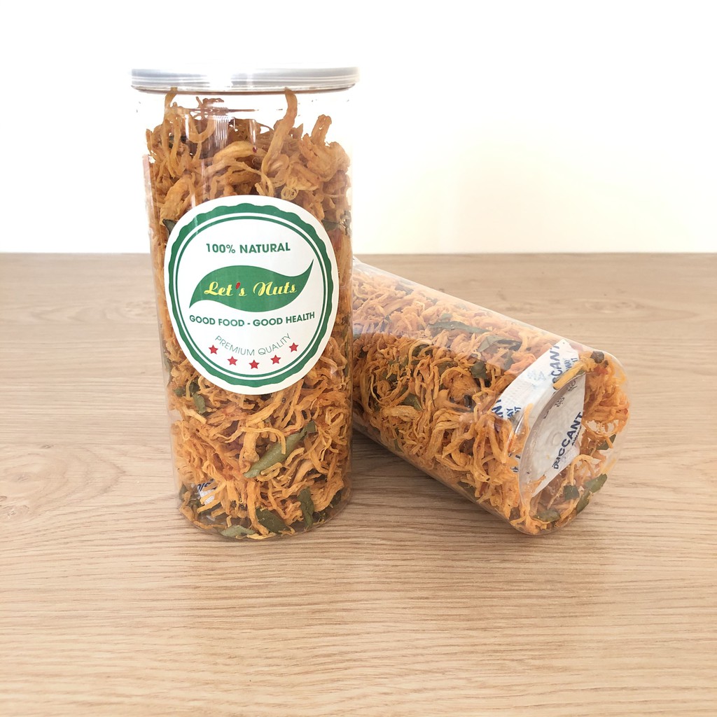 Khô gà lá chanh Let's Nut cay hũ 300gr ăn vặt Đậu Phộng Food | BigBuy360 - bigbuy360.vn