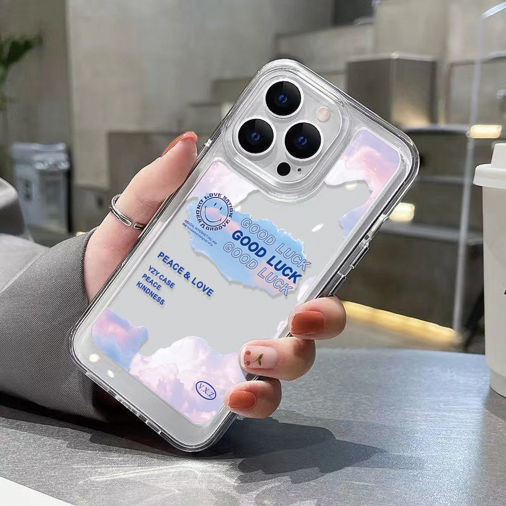 Ốp Điện Thoại Trong Suốt Hình Bùi Nhùi Màu Đen Cho iphone 11 13 7 8 Plus 12 13Pro Max X XS Max 7 8 SE 2020